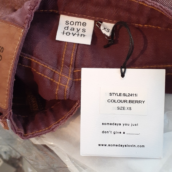 #4❤️/35❤️ NWT SOMEDAYS LOVIN DISTRESSED MINI SKIRT - Picture 7 of 7